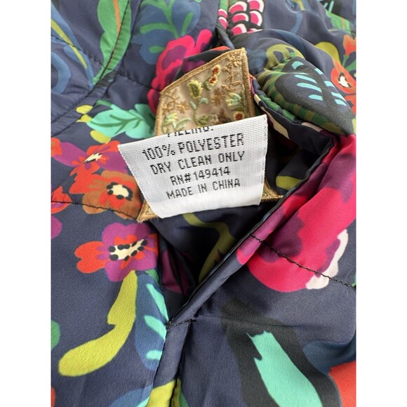 NWOT XS Johnny Was Mauri Puffer Zip Front Hooded Reversible Jacket C40223 $435 - Picture 13 of 16